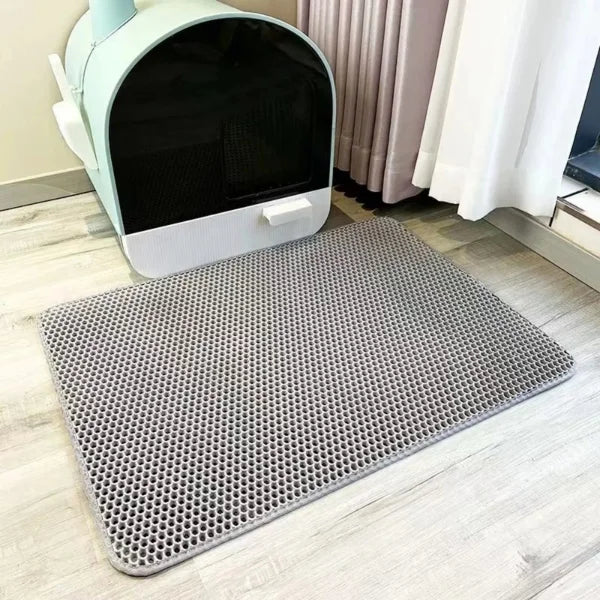 Cat Accessories Fernell | Extra Large Waterproof Litter Mat-gray