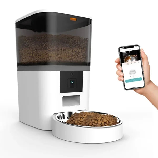 Cat Feeder Automatic Millie | Smart Pet Feeder with Camera
