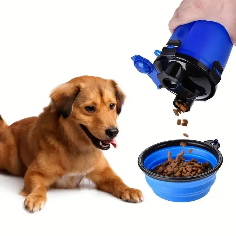 PAWTREK 2-in-1 Portable Travel Feeding Kit for Pets