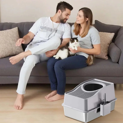 ASHE-Cat-Litter-Box-in-Stainless-Steel-with-Anti-Odour-.