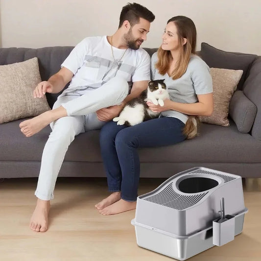 ASHE-Cat-Litter-Box-in-Stainless-Steel-with-Anti-Odour-.