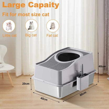ASHE-Cat-Litter-Box-in-Stainless-Steel-with-Anti-Odour-size