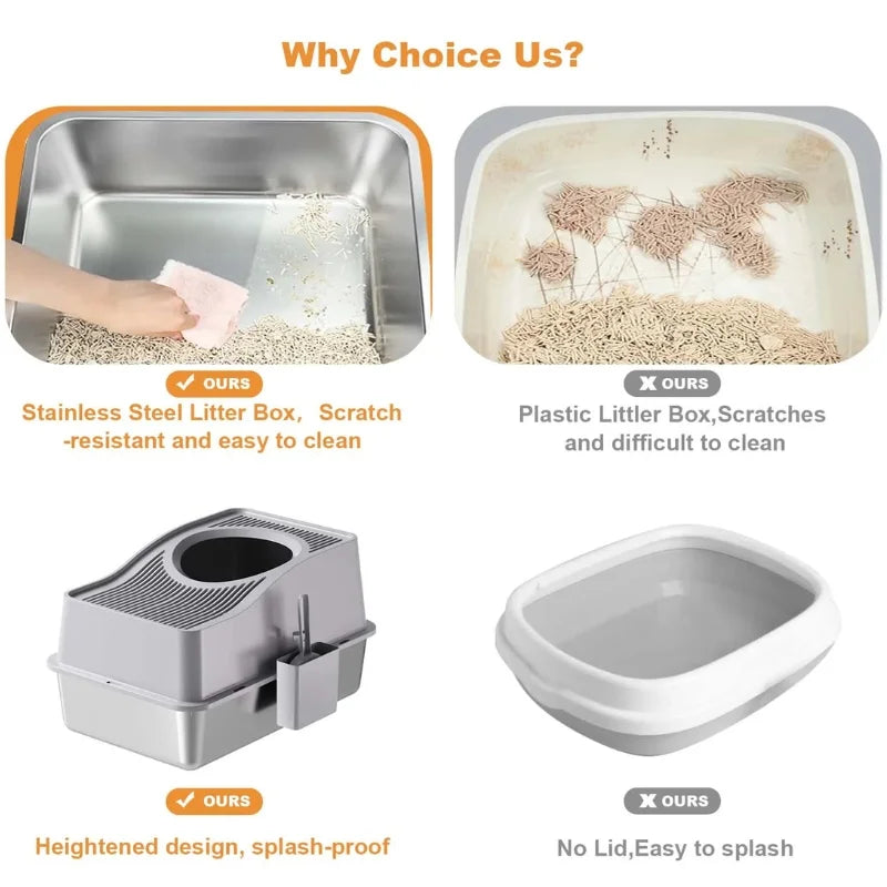 ASHE-Cat-Litter-Box-in-Stainless-Steel-with-Anti-Odour-inf