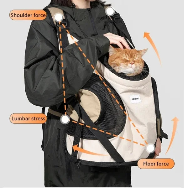 Arlen Front Pet Carrier Cat for Small Cats and Dogs-03