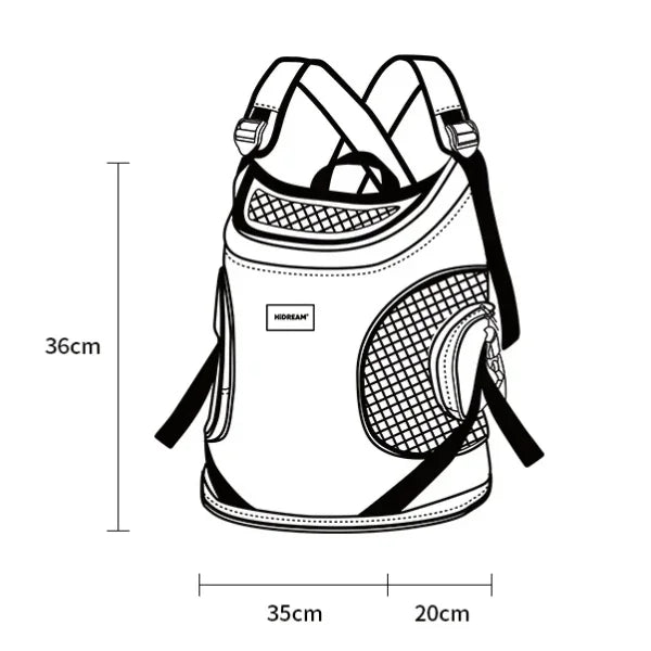 Arlen Front Pet Carrier Cat for Small Cats and Dogs-size