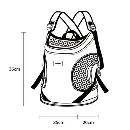 Arlen Front Pet Carrier Cat for Small Cats and Dogs-size