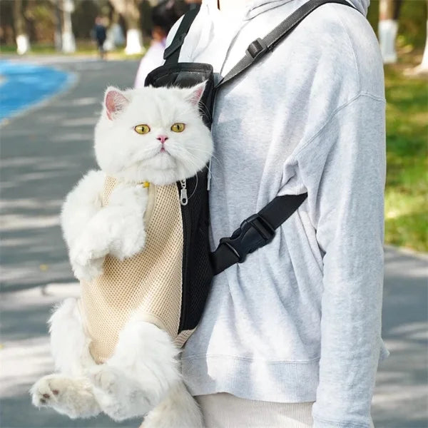 Bella Pet Carrier Cat Dogs Adjustable Backpack-details 03