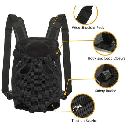 Bella Pet Carrier Cat Dogs Adjustable Backpack-info.,-
