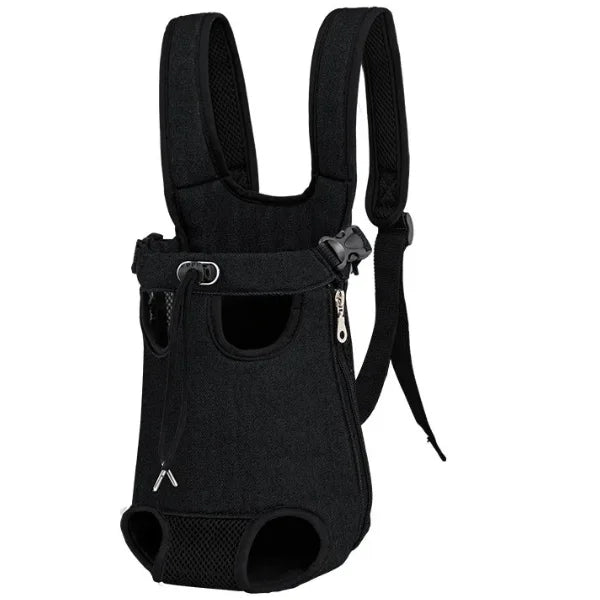 Bella Pet Carrier Cat Dogs Adjustable Backpack-blak.