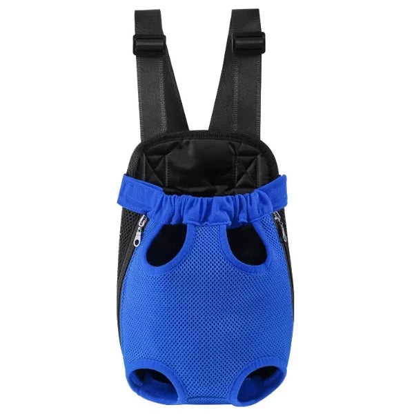 Bella Pet Carrier Cat Dogs Adjustable Backpack-blue