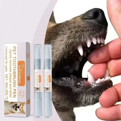 Briony Dog Toothbrush for Effective Pet Dental Cleaning.