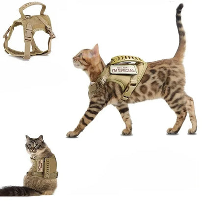 Cat Accessories Auréo | Soft Mesh Harness for Cats-details.,