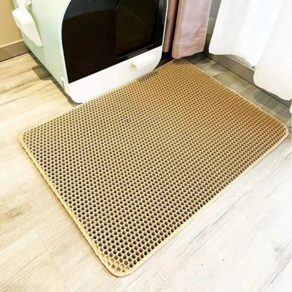 Cat Accessories Fernell | Extra Large Waterproof Litter Mat-beige