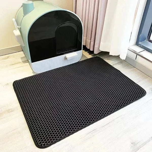 Cat Accessories Fernell | Extra Large Waterproof Litter Mat-black