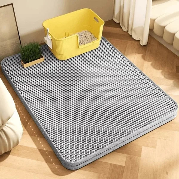 Cat Accessories Fernell | Extra Large Waterproof Litter Mat-gray