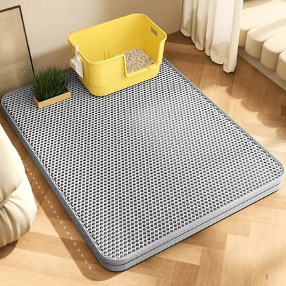 Cat Accessories Fernell | Extra Large Waterproof Litter Mat-gray