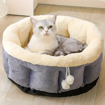 Cat Bed Elowen | Washable Extra High Bed for Cats and Small Dogs.