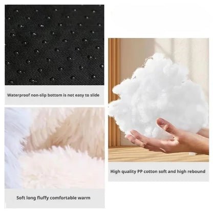 Cat Bed Everloft | Self-Warming Plush Nest Bed for Cats-details 03