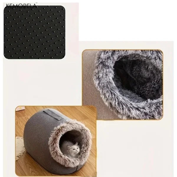 Cat Bed Lorn  Cosy Winter Nest Bed for Cats-details