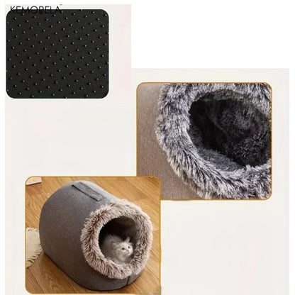 Cat Bed Lorn  Cosy Winter Nest Bed for Cats-details
