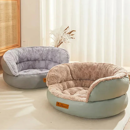 Cat Bed PurrFern | Washable Comfort Bed for Dogs and Cats,