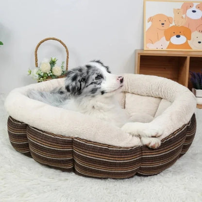 Cat Beds Hollis, Soft Round Winter Bed for Cats+'