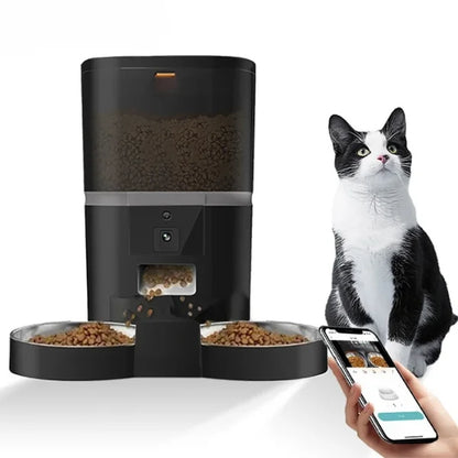 Cat Feeder Automatic Millie | Smart Pet Feeder with Camera-01