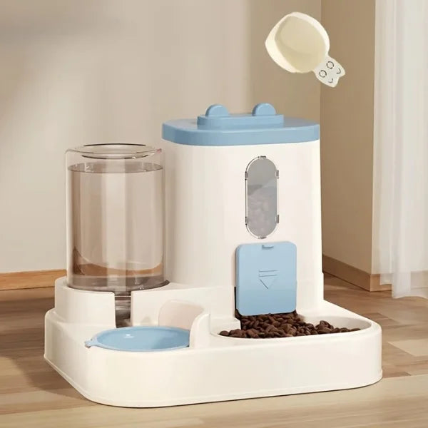 Cat Feeder Automatic Rhea | Design for Stress-Free Feeding-blue