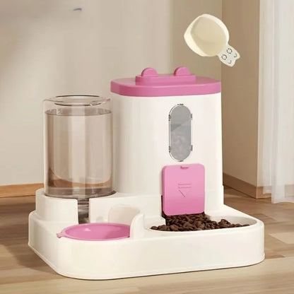 Cat Feeder Automatic Rhea | Design for Stress-Free Feeding-pink