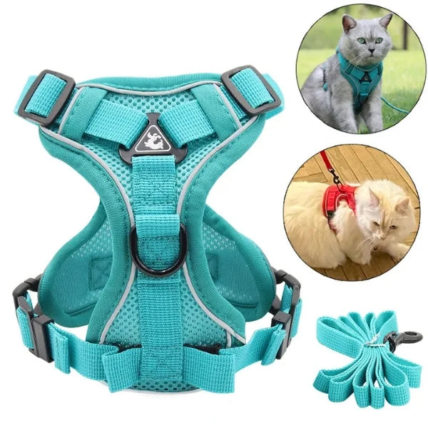 Cat Harness Hollis | Adjustable Cat Harness and Leash Set-details02