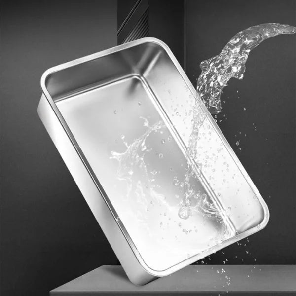 Cat Litter Box Arwen Stainless Steel Litter Box for Cats-details