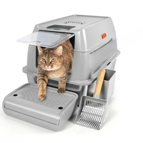 Cat Litter Box Arwen Stainless Steel Litter Box for Cats.