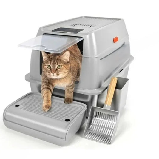 Cat Litter Box Arwen Stainless Steel Litter Box for Cats.