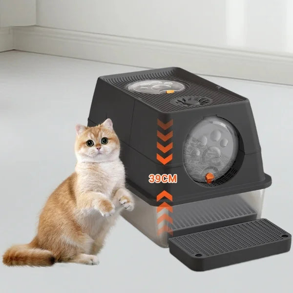 Cat-Litter-Box-Merrin-Premium-Stainless-Steel-details