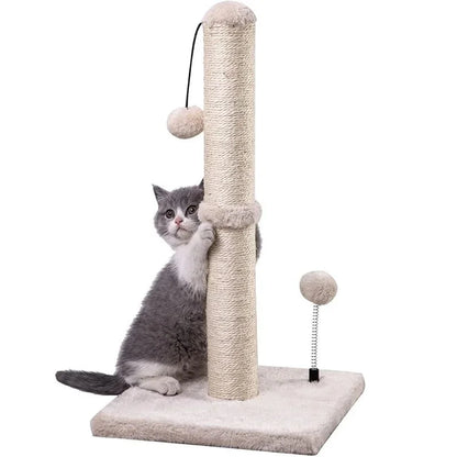 Cat Scratcher Post  Sisal with Ball