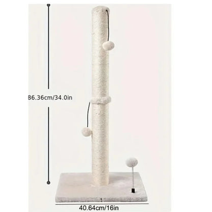 Cat Scratcher Post  Sisal with Ball size