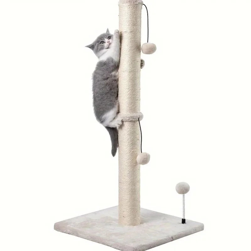 Cat Scratcher Post  Sisal with Ball