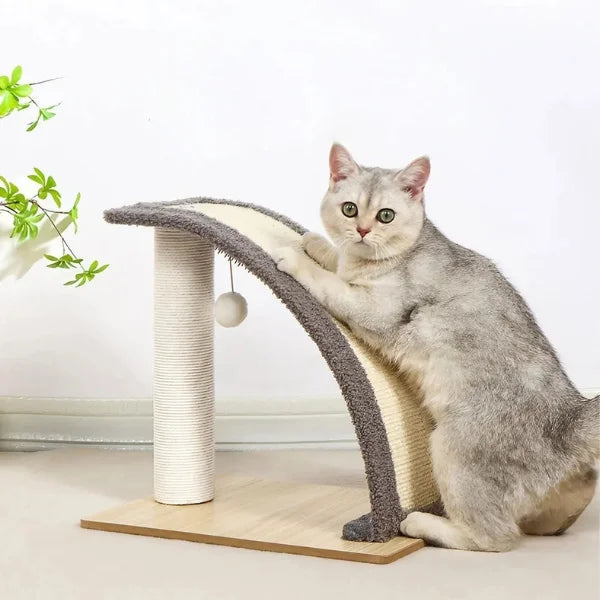 Cat Scratching Aurion | Inclined Sisal Board