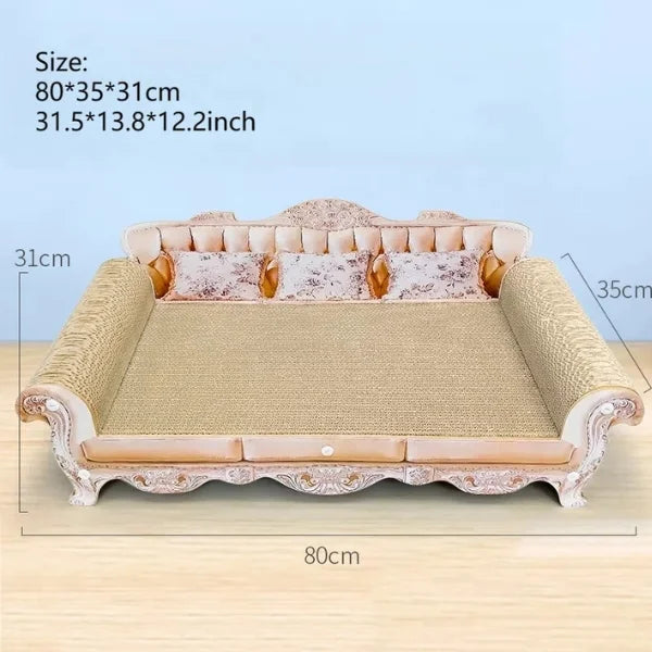 Cat Scratching Marlowe | Sofa Scratcher Bed for Cats-size