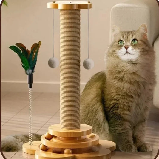 Cat Scratching Post Lior | Sisal with Interactive Platform