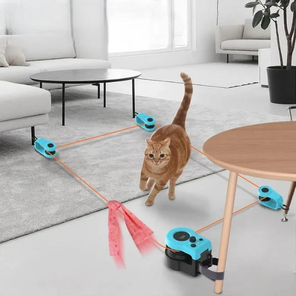 Cat Toys  Interactive Cat Treadmill with Adjustable Speed-.0