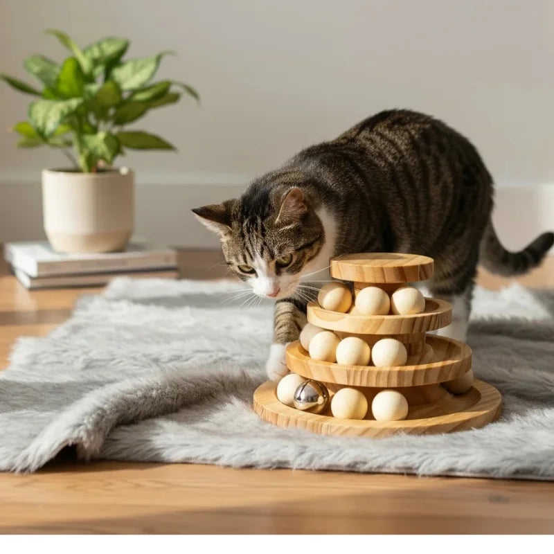 Cat-Toys-Pounce-Ball-Track-Natural-Wood_-Endless