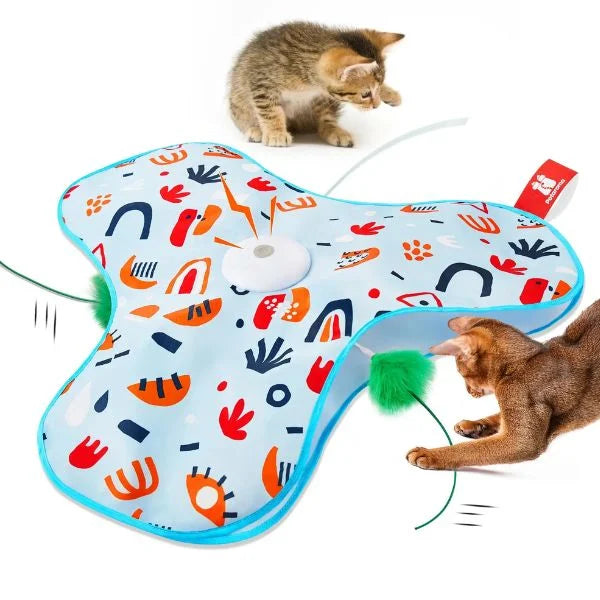 Cat Toys Smart Hide & Seek Feather Teaser