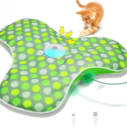Cat Toys Smart Hide & Seek Feather Teaser