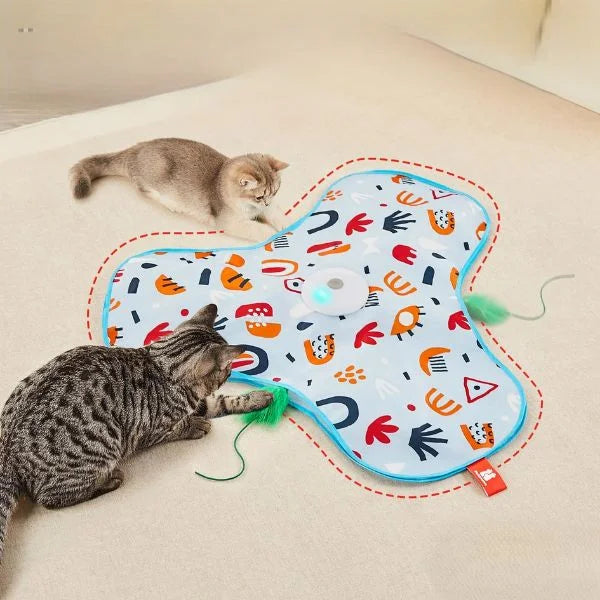Cat Toys Smart Hide & Seek Feather Teaser