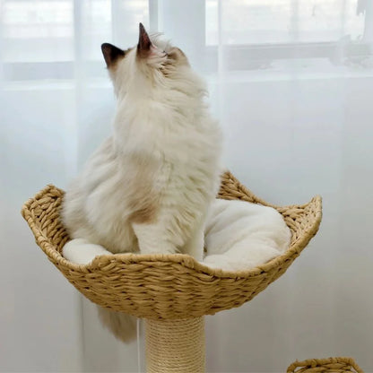 Cat Tree  3-Level Cat Tower with Sisal Scratcher Posts.details