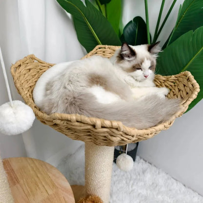 Cat Tree  3-Level Cat Tower with Sisal Scratcher Posts.details 02