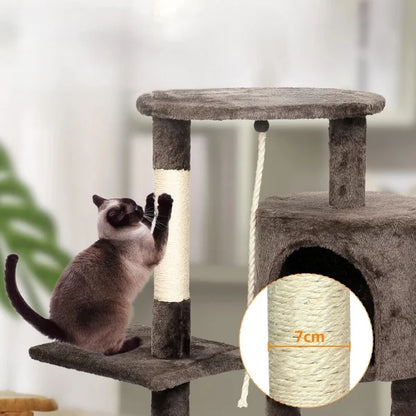 Cat Tree for Cats Velora | Climbing Centre with Sisal Scratch Posts-details