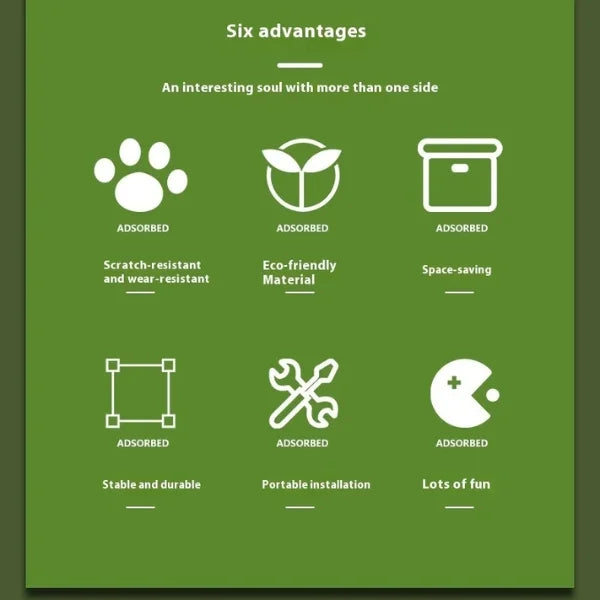 Cat Tree for Cats Veylor | Premium Sisal Palm Tree Post-info.