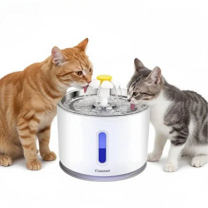 Cat Water Fountain Liryn | Quiet 2.4L Cat Water Fountain-.